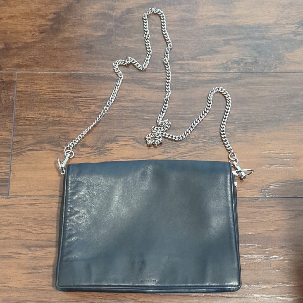 All saints Leather Chain Shoulder Bag